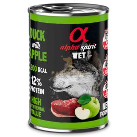 Alpha Spirit Konzerv Kacsa & Zöld alma 400 g