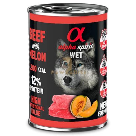 Alpha Spirit Konzerv Marha & Sárgadinnye 400 g