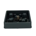 EAT SLOW LIVE LONGER STAR HABZSOLÁSGÁTLÓ TÁL Szürke S