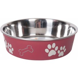 Flamingo Fém Tál Bella Piros