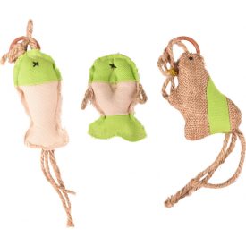 Flamingo Macska Játék Natúr 10 cm