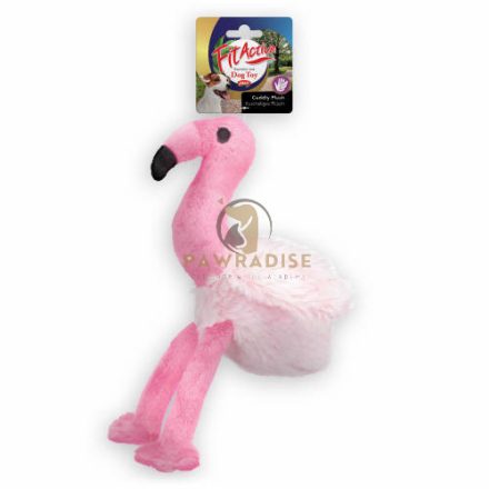 Fitactive Flamingo Pluss Toy - plüss játék (flamingo) kutyák részére (35cm)