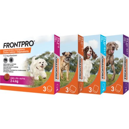 FrontPro rágótabletta kutyáknak