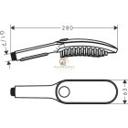 Hansgrohe DogShower - Zuhanyfej 150, 3 fúvóka, masszázsfúvókák, égkék színben
