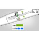 Hansgrohe DogShower - Zuhanyfej 150, 3 fúvóka, masszázsfúvókák, égkék színben