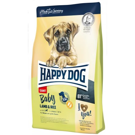 Happy Dog Giant Baby Lamb and Rice 15 kg