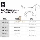 Hurtta Hűtőmellény - cooling wrap - auqamarine/türkiz