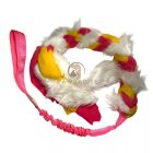 Joy In Dogs Fonott huzis játék - Rózsaszín és Citrom