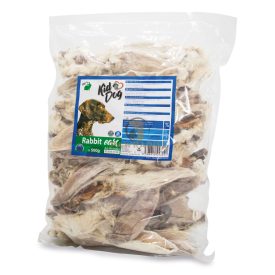  KidDog Rabbit Ears - jutalomfalat (szőrös nyúlfül) kutyák részére (500g)