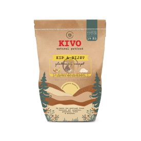 KIVO Csirke & Rizs felnőtt hidegen sajtolt száraztáp