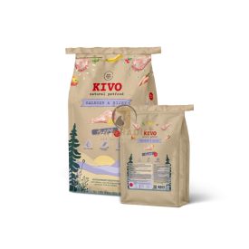 KIVO Puppy Pulyka & Rizs hidegen sajtolt száraztáp