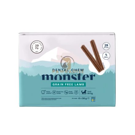 Monster Dental Chew Grain Free – Bárány S - 28 db