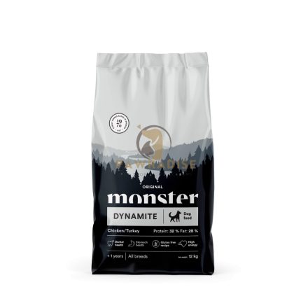 Monster Original Dynamite - Szárnyashúsos táp sportkutyáknak