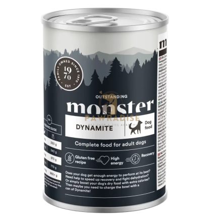 Monster Dynamite – Magas energiatartalmú nedves eledel csirkével 400 g