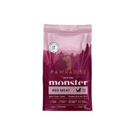   Monster Grain Free Adult Red Meat - Gabonamentes vörös húsos táp felnőtt kutyáknak
