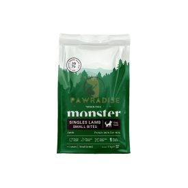 Monster Grain Free Adult Singles Lamb Small Bites - Gabonamentes bárányos táp kistestű felnőtt kutyáknak 2 kg