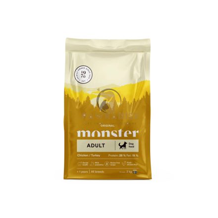 Monster Original Adult - Szárnyashúsos táp felnőtt kutyáknak