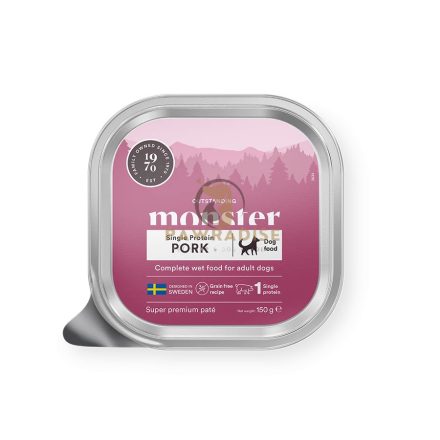 Monster Single Protein Pork Paté – Gabonamentes nedves eledel sertéssel 150g