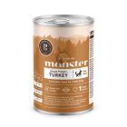 Monster - Single Protein Turkey - Teljes értékű, gabonamentes nedves eledel felnőtt kutyák számára pulykahússal 400 g