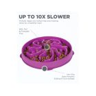 Outward Hound Fun Feeder Slo Bowl, lila, L