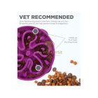 Outward Hound Fun Feeder Slo Bowl, lila, L