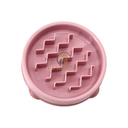 Outward Hound Fun Feeder Slo Bowl, pink, S