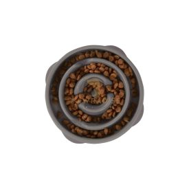 Outward Hound Fun Feeder Slo Bowl, szürke, M