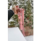 PVC Hexa póráz és nyakörv szett - pasztel pink