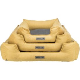   Trixie Talis Bed négyszögletes, peremes fekhely (sárga/sötét szürke) 